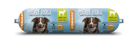 Dog meat roll lam/zalm 350gr