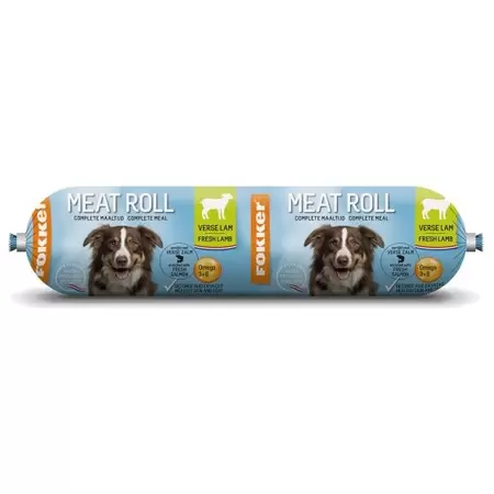 Dog meat roll lam/zalm 800gr