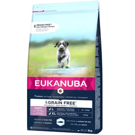 Puppy/Junior large Grainfree Zeevis 3kg