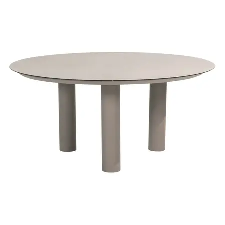 Donato eettafel 160 cm. Ø cloud, met geprint keramiek tafelblad