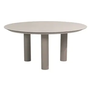 Donato eettafel 160 cm. Ø cloud, met geprint keramiek tafelblad