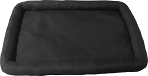 Draadkooibed waterproof zwart. Afmeting: 84x52 cm.