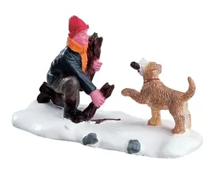 Gathering Firewood Lemax