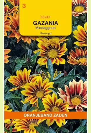 Gazania, Middaggoud gemengd Oranjeband - afbeelding 1