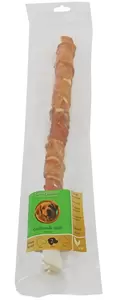 Natuurlijke snack, zak gedraaide stick met kip van 40 cm.