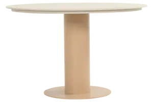 Girona Dining Table Ø 120cm cappuccino - afbeelding 2