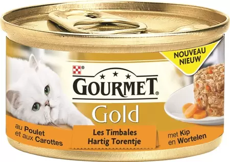 Gourmet Gold har toren kip/wortel 85gr