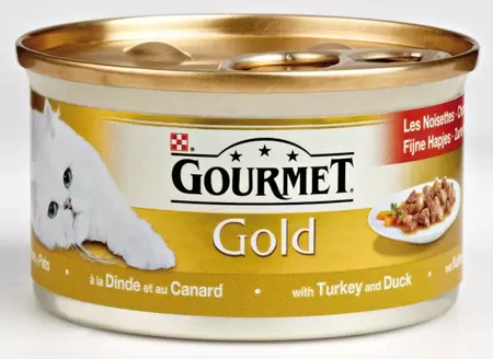 Gourmet Gold blik fh kalkoen&eend 85gr