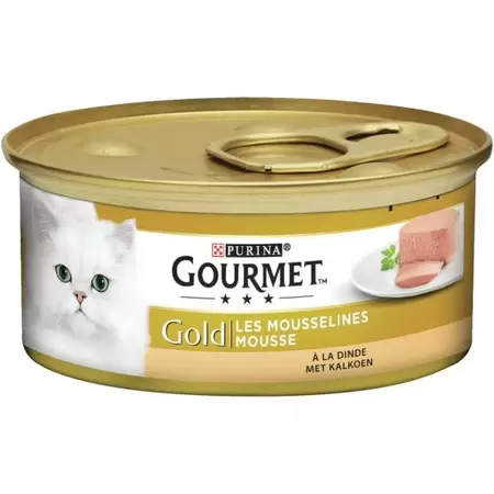 Gold blik mousse zalm 85g