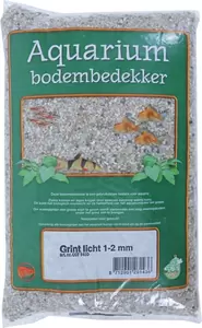 Aquarium grind licht 1-2mm, zak a 2,5 kg