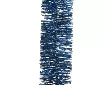Slinger guirlande lametta glans 270cm Nacht Blauw