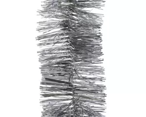 Slinger guirlande lametta glans 270cm Zilver