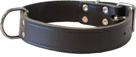 Halsband bruineed enkel 30mm/40cm donkerbruin