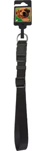 Halsband verstelbaar 20 mm, 45-60 cm zwart.