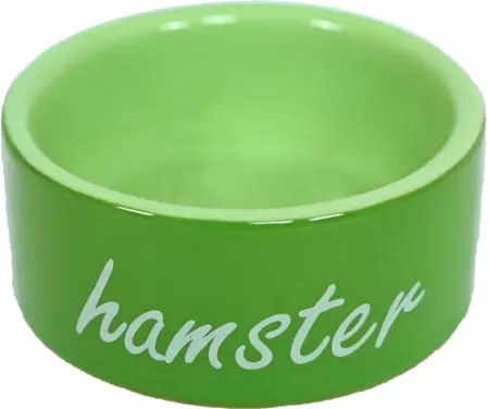 Hamster eetbak steen groen 6cm