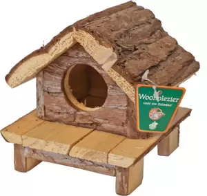 Hamsterhuis op pootjes natural 15 cm