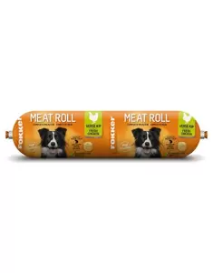 Hond meat roll - kip en zalm 350g