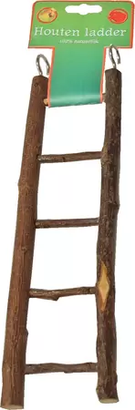 Houten ladder 5 traps naturel