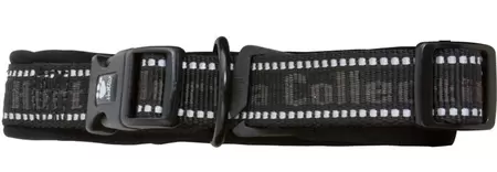 Hurtta padded collar zwart, 20-30 cm.