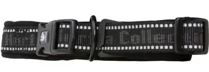 Hurtta padded collar zwart, 20-30 cm.