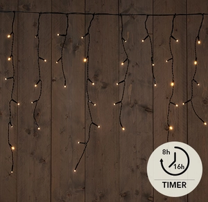 ICICLE LIGHTS ZWART 180L / 360X60CM