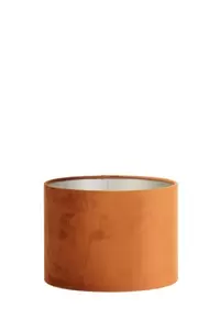 Kap cilinder 30-30-21 cm VELOURS terra