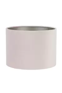 Kap cilinder 20-20-15 cm VELOURS licht roze