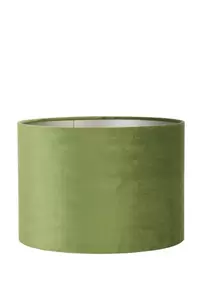 Kap cilinder 30-30-21 cm VELOURS olive green