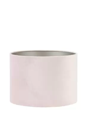 Kap cilinder 40-40-30 cm VELOURS licht roze