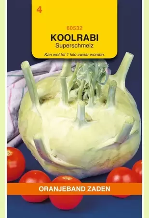 Koolrabi Superschmelz Oranjeband - afbeelding 1