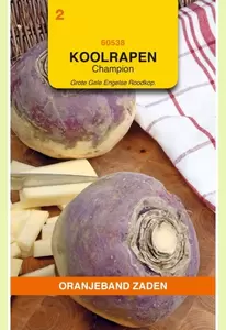 Koolrapen Grote Gele Engelse Roodkop Oranjeband - afbeelding 1