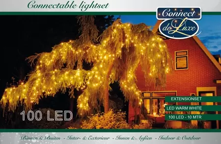 Connect de luxe 100l/l10m warm wit (zonder adapter)