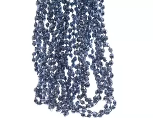 Kralenketting Plastic Diamant jeans blauw 270 cm