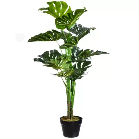 Kunstplant - Monstera in pot d70h100cm Groen