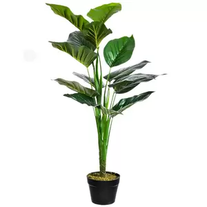 Kunstplant - Philodendron in pot d70h100cm Groen