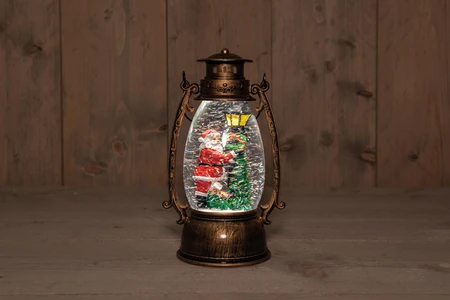 LANTAARN KERSTMAN 14,5X24CM