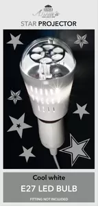 Lamp Led sjablonen sterren e27