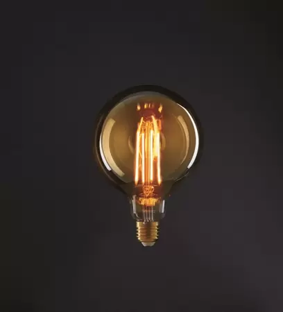 Ledlamp retro e27 d125l170mm