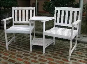 Madison love seat white wash