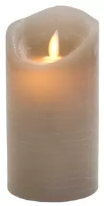 Magic Flame LED kaars 79x152mm beige timer