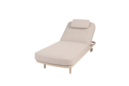 Milano ligbed latte incl. kussen en hoofdsteun