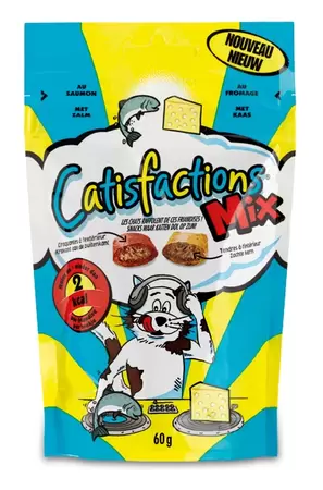 Catisfactions mix zalm&kaas 60gr