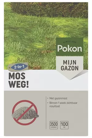 Mos Weg! 100 m2 3500gr Pokon