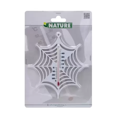 Muurthermometer spinnenweb