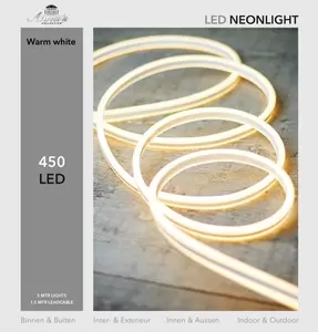 Neonverlichting l5m/450Led warm wit