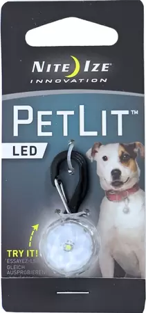 Nite-Ize Pet Lit safety light klein, wit