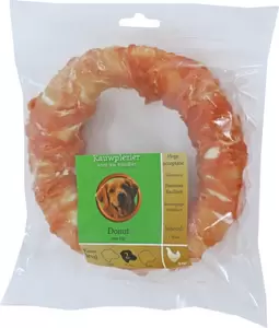 Natuurlijke snack zak donut+kip 16cm