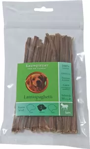 Natuurlijke snack lam, zak lamsspaghetti 15 cm 50 gram