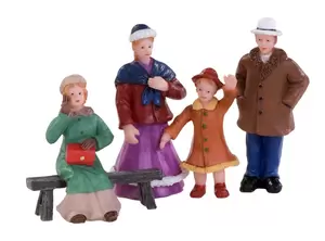 Oliebollenkraam klanten set/3
