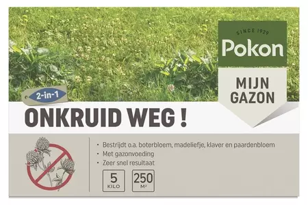 Onkruid Weg! 250 m2 5000gr Pokon